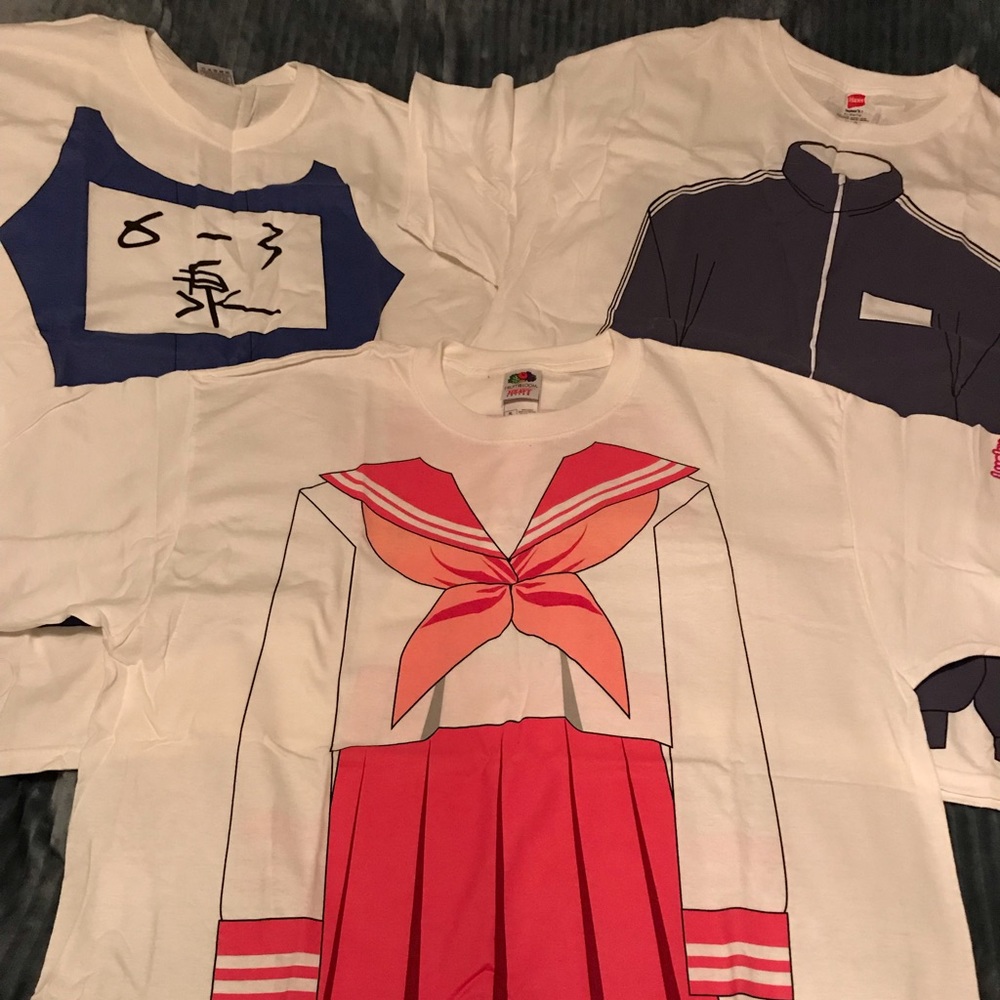 Lucky Star ANIME Box Set Shirts ALL 3!